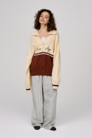 Джемпер на молнии "Cream Line" Two Joy