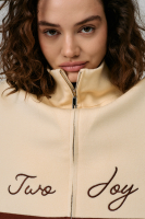 Джемпер на молнии "Cream Line" Two Joy