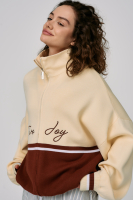 Джемпер на молнии "Cream Line" Two Joy