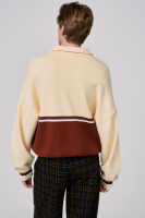 Джемпер на молнии "Cream Line" Two Joy