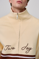 Джемпер на молнии "Cream Line" Two Joy